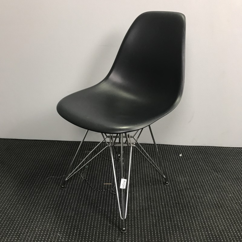 Genuine Herman Miller Eames® Moulded Plastic Side Chair - Eiffel Base