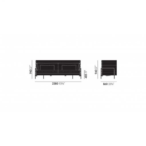 Vitra Alcove Three-Seater Sofa - 1 available - Image 9