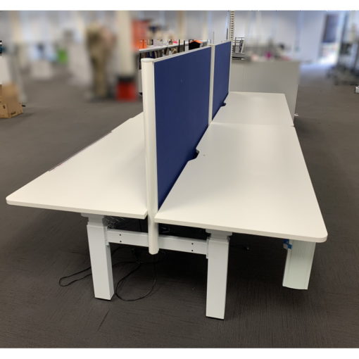 2 Person Back to Back Electric Height Adjustable Desk - SOLD