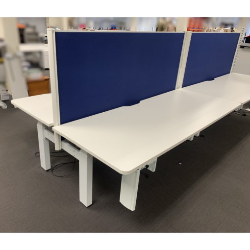 2 Person Back to Back Electric Height Adjustable Desk - SOLD - Image 2