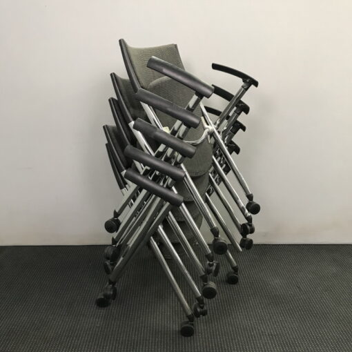 Folding Chair With Castors - SOLD