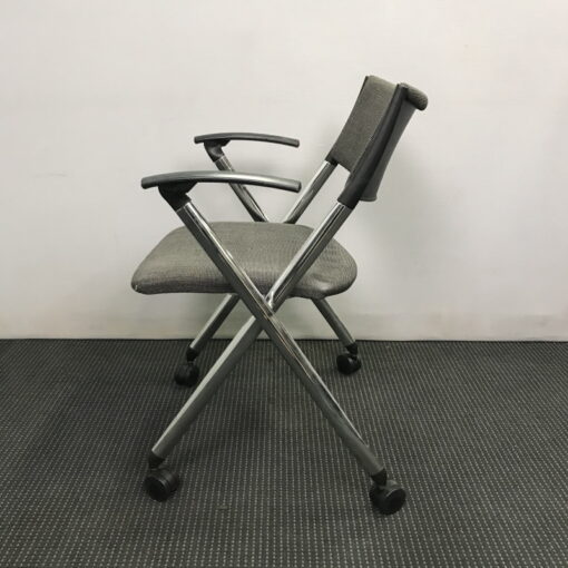 Folding Chair With Castors - SOLD - Image 3