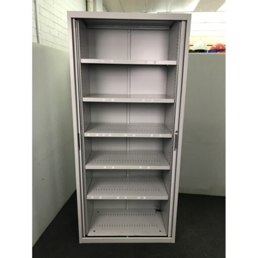 Tambour Door Cabinet – 900W x 1980H x 460D - SOLD - Image 3