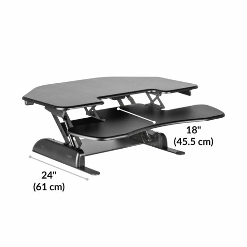 VARIDESK Cube Corner 36" - Standing Desk - SOLD - Image 3