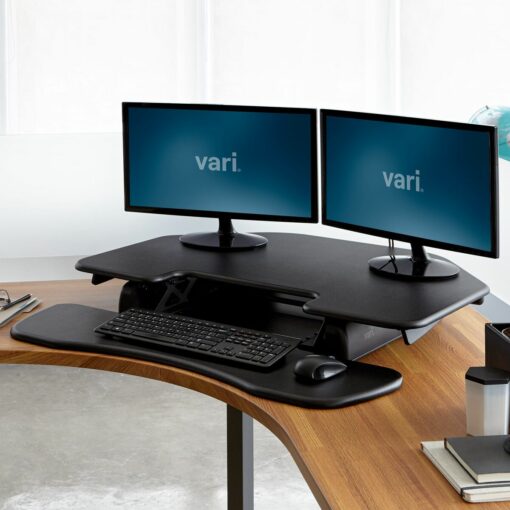 VARIDESK Cube Corner 36" - Standing Desk - SOLD - Image 2