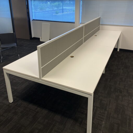 4 Person Desk - 3600 x 1500 - SOLD