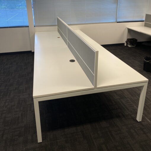 4 Person Desk - 3600 x 1500 - SOLD - Image 2