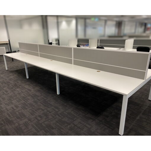 6 Person Desk - 5400 x 1500 - SOLD - Image 4