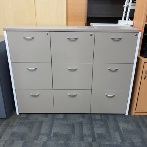 9 Drawer Filing Cabinet - SOLD