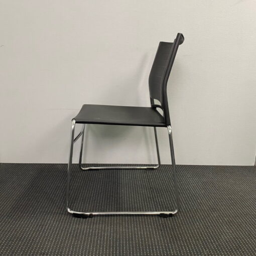 Plastic Black Chair - SOLD - Image 3