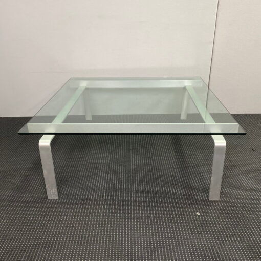 Glass Top Coffee Table 1000 x 1000 x 370H - SOLD