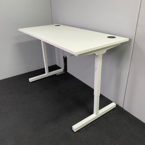 Manual Height Adjustable Desk 1500 x 700 - SOLD