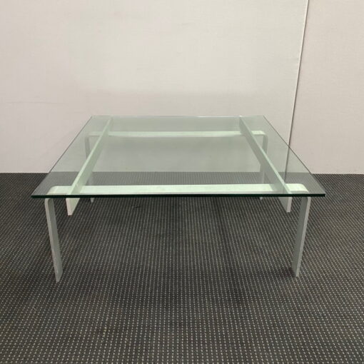 Glass Top Coffee Table 800 x 800 x 370H - SOLD