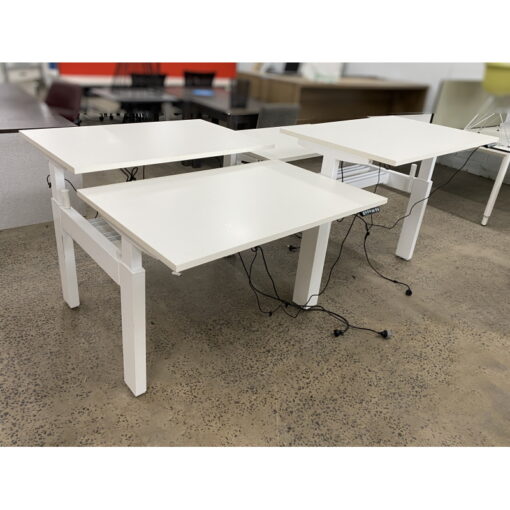 4 Person Electric Height Adjustable Desk 2300 x 1470 - SOLD