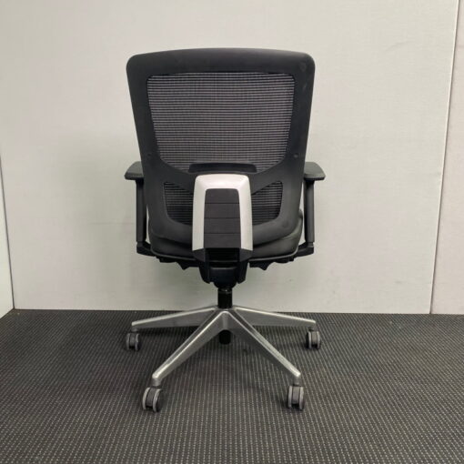 Black Mesh Back Leather Office Chair - SOLD - Image 4