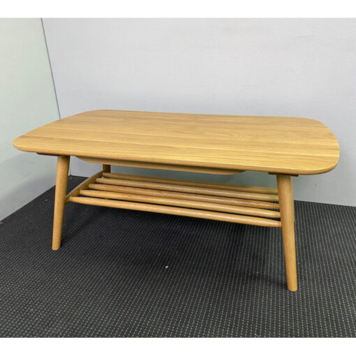 Oscar Oak Coffee Table with Shelf - SOLD