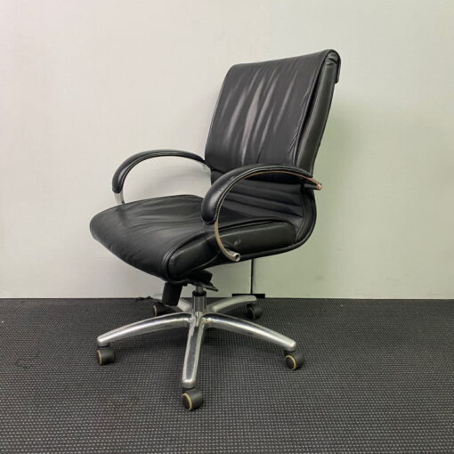Black Office Chair - SOLD - Image 2