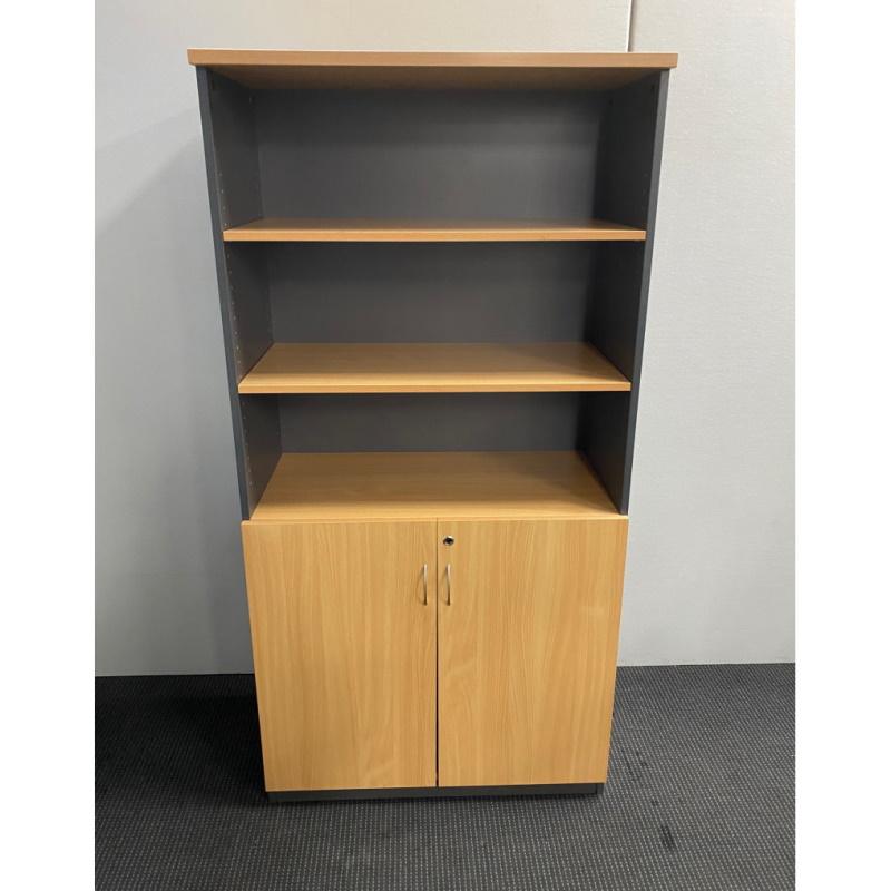 Bookcase with Cupboard SOLD Canterbury Used Office Furniture