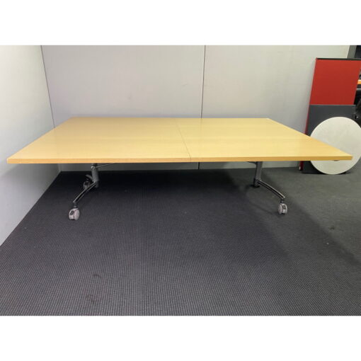 Mobile Folding Meeting Room Table - 2400 x 1600mm - SOLD - Image 4