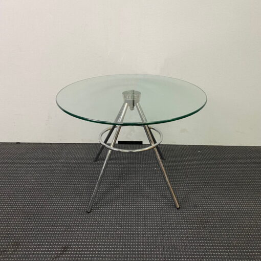 Glass Top Coffee Table 600 in diameter - SOLD