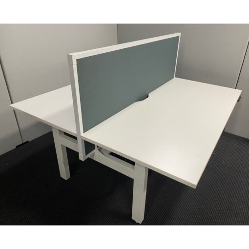 2 Person Back to Back Electric Height Adjustable Desk - SOLD - Image 2