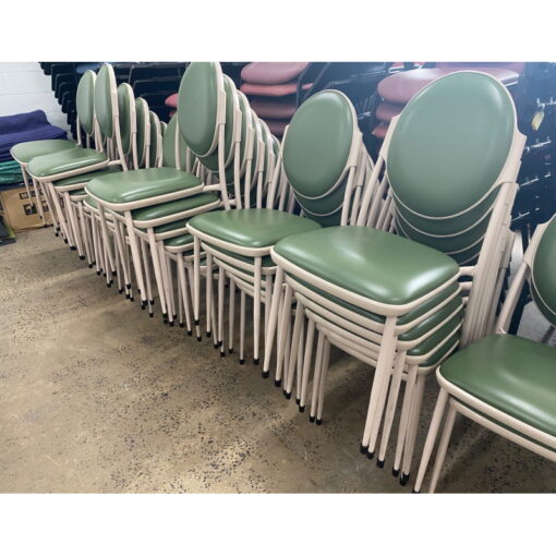 Sebel Vinyl Stackable Chairs - SOLD - Image 3