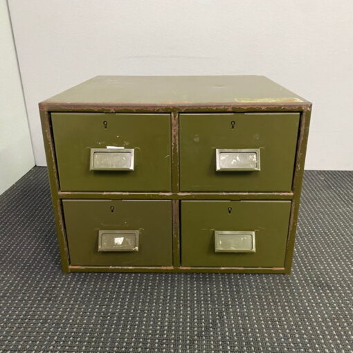 Vintage 4 Drawer Card Cabinet - SOLD