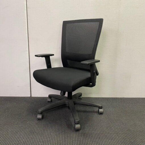Mesh Back Office Chair with Armrests - SOLD - Image 2