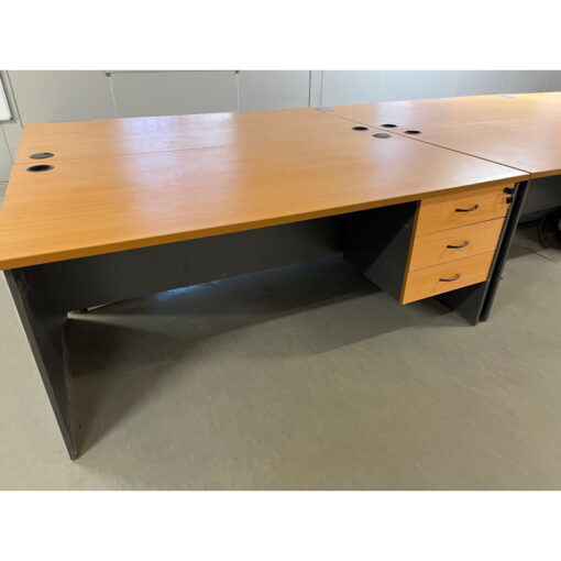 Straight Desk with Fixed Drawer - 1800 x 900 - SOLD