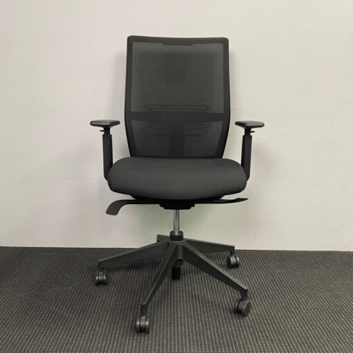 Mesh Back Office Chair with Armrests - SOLD
