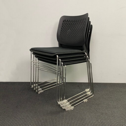 Stackable Black Chairs - SOLD