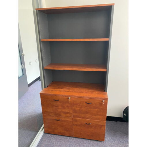 Credenza with Hutch - 925W x 1800H x 450D - SOLD