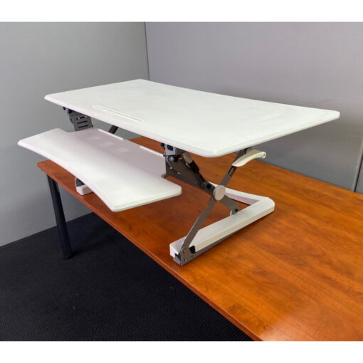 Sit Stand Desk White - SOLD