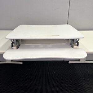 Sit Stand Desk 890mm White - 1 available