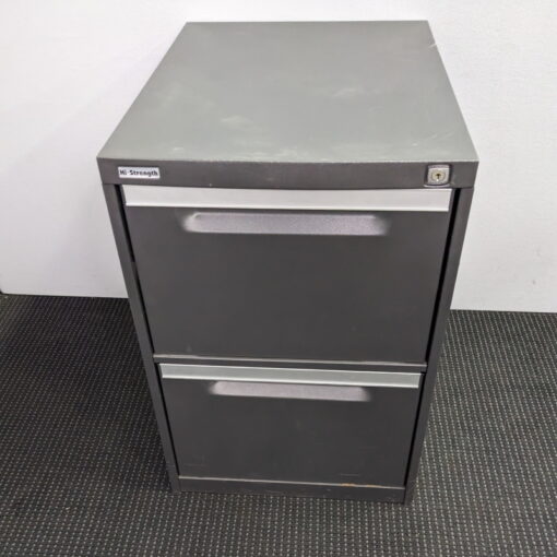2 Drawer Filing Cabinet Hi-Strength - SOLD