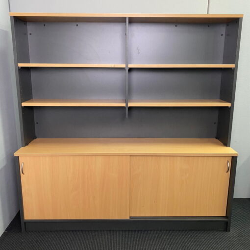 Credenza with Hutch - 1800W x 1800H x 450D - SOLD