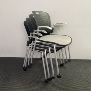 Herman Miller Caper Stack Chair With Armrests - 15 available