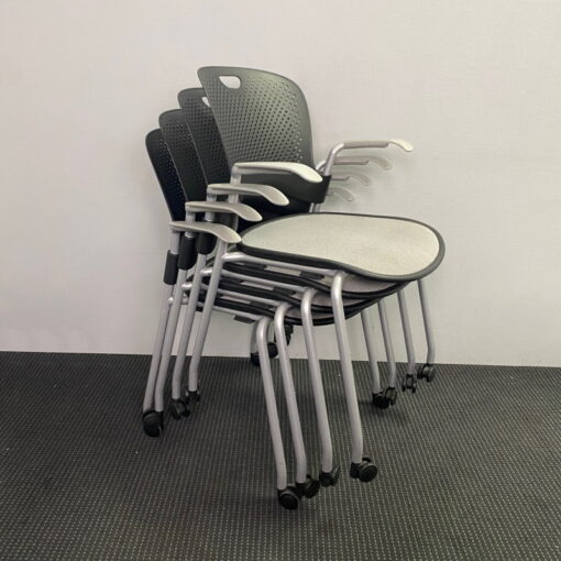 Herman Miller Caper Stack Chair With Armrests - 15 available