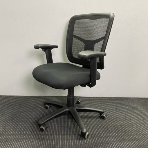 Mesh Back Black Office Chair - SOLD - Image 2