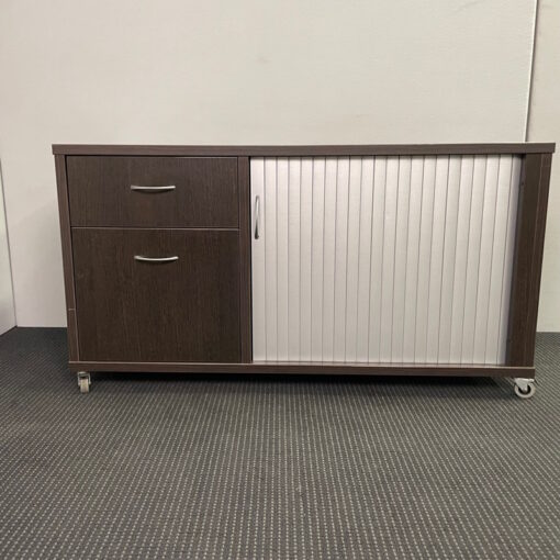 Mobile Credenza with Tambour Door - 1200W x 550D x 645H - SOLD