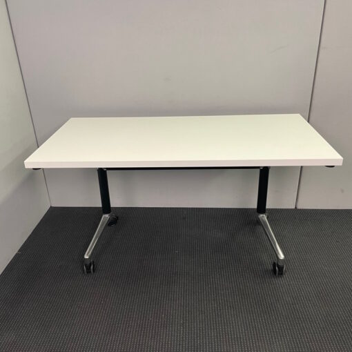 Flip Top Meeting Table - 1400 x 700 - SOLD - Image 4