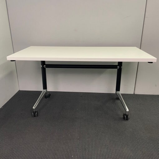 Flip Top Meeting Table - 1400 x 700 - SOLD - Image 5