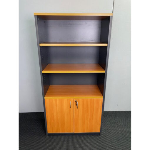 Bookcase with Cupboard - SOLD