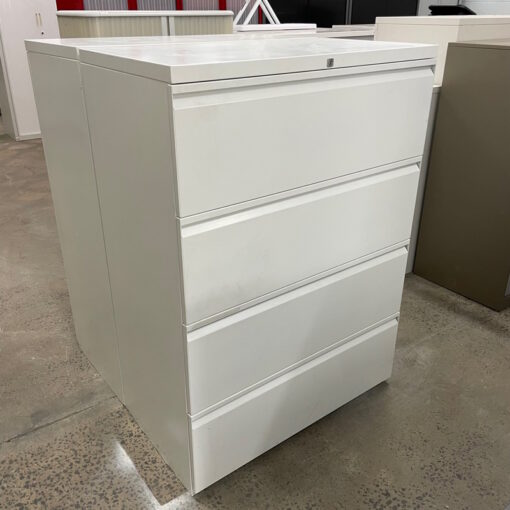 4 Drawer Lateral Filing Cabinet - SOLD - Image 3
