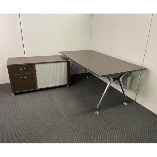 Executive Desk with Mobile Caddy Set - SOLD - Image 2