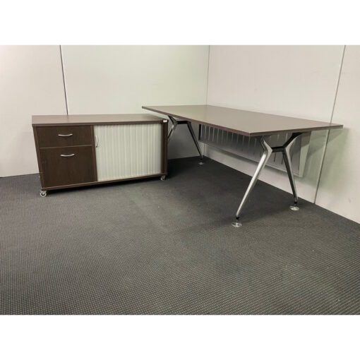 Executive Desk with Mobile Caddy Set - SOLD