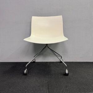 Italian Arper Catifa Swivel Chair with Castors - 7 available