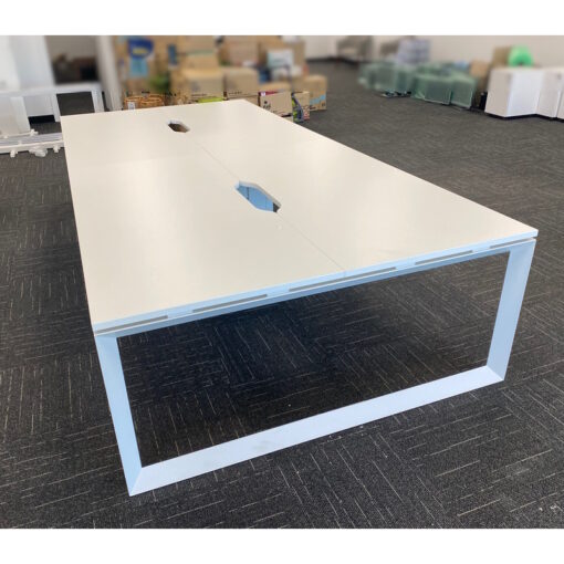 4 Person Desk - 3500 x 1620 - SOLD - Image 2