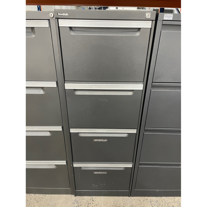 4 Drawer Filing Brownbuilt SOLD Canterbury Used Office