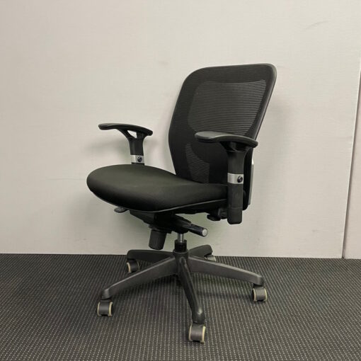 Mesh Back Black Office Chair - SOLD - Image 2